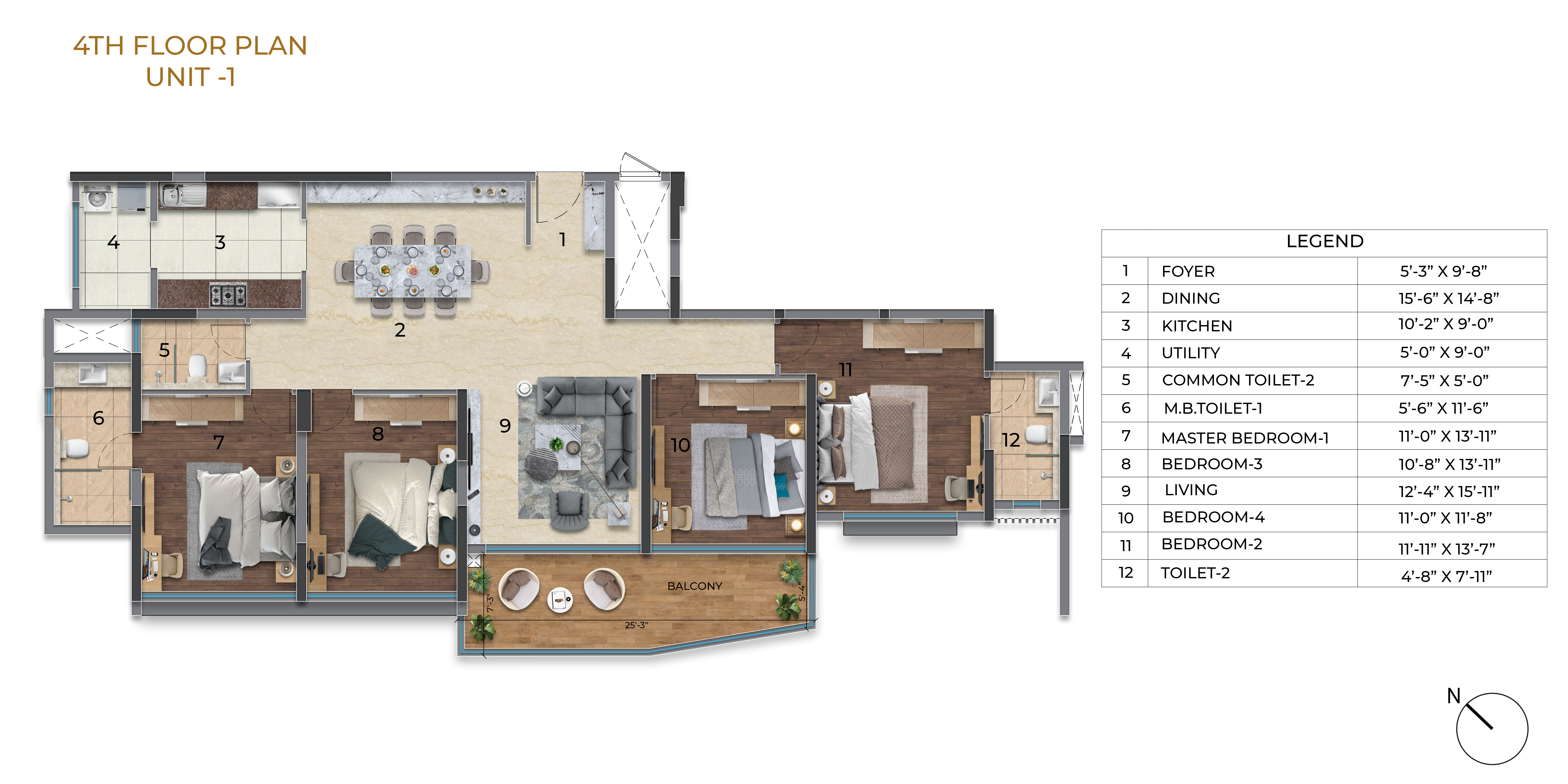 Purva Orient Grand floor plan 2