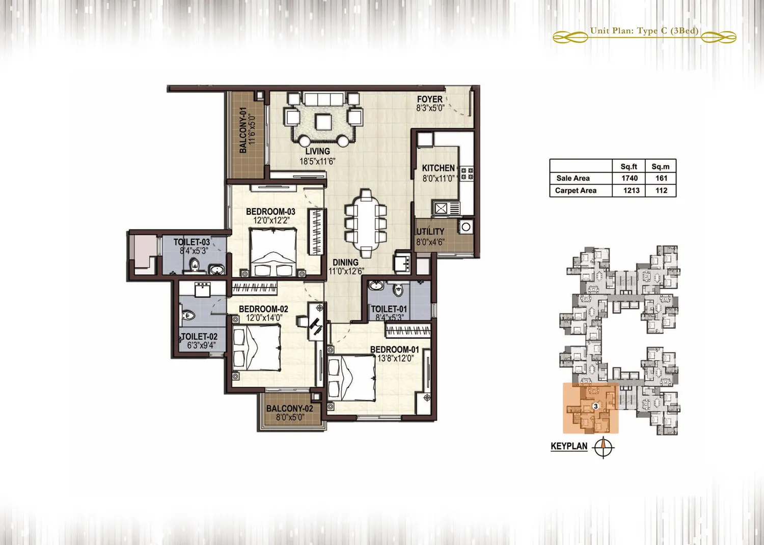 Prestige Panorama floor plan 2