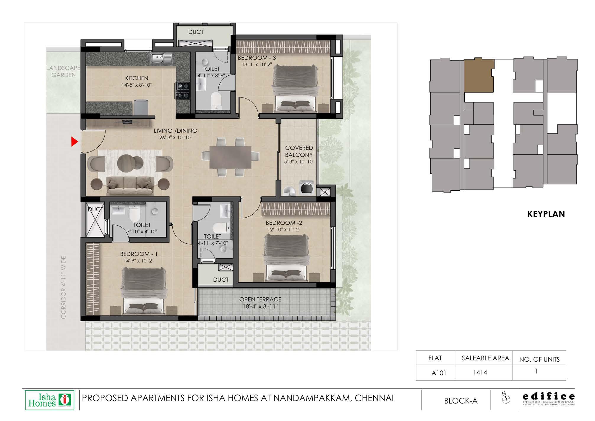 Isha River front floor plan 1