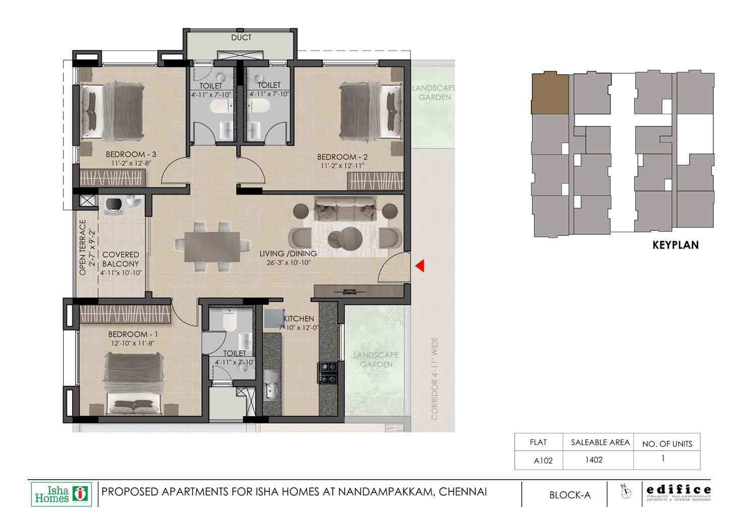Isha River front floor plan 2