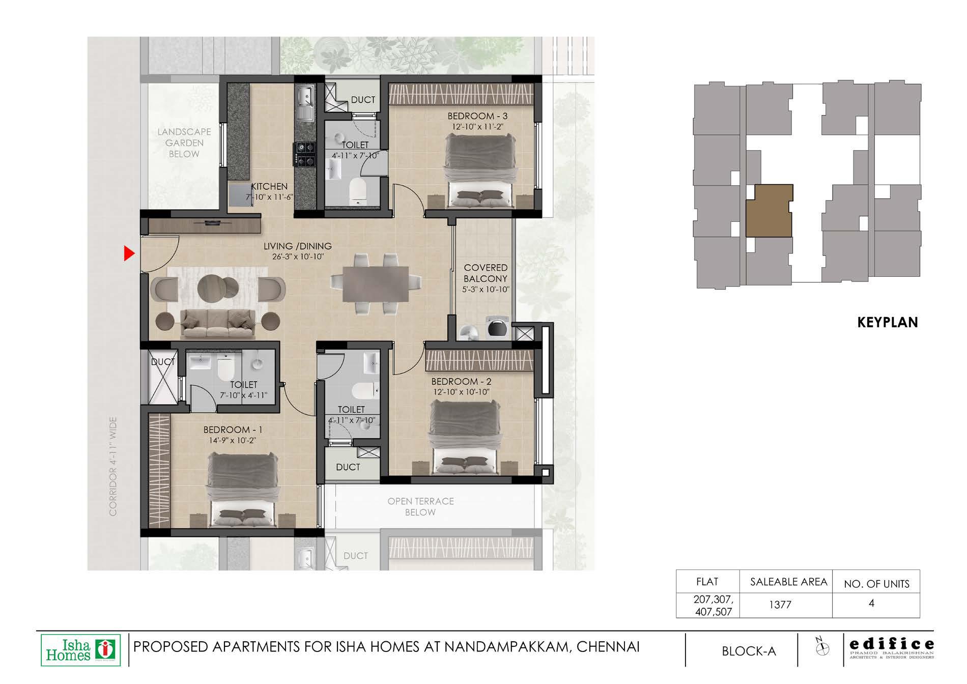 Isha River front floor plan 4