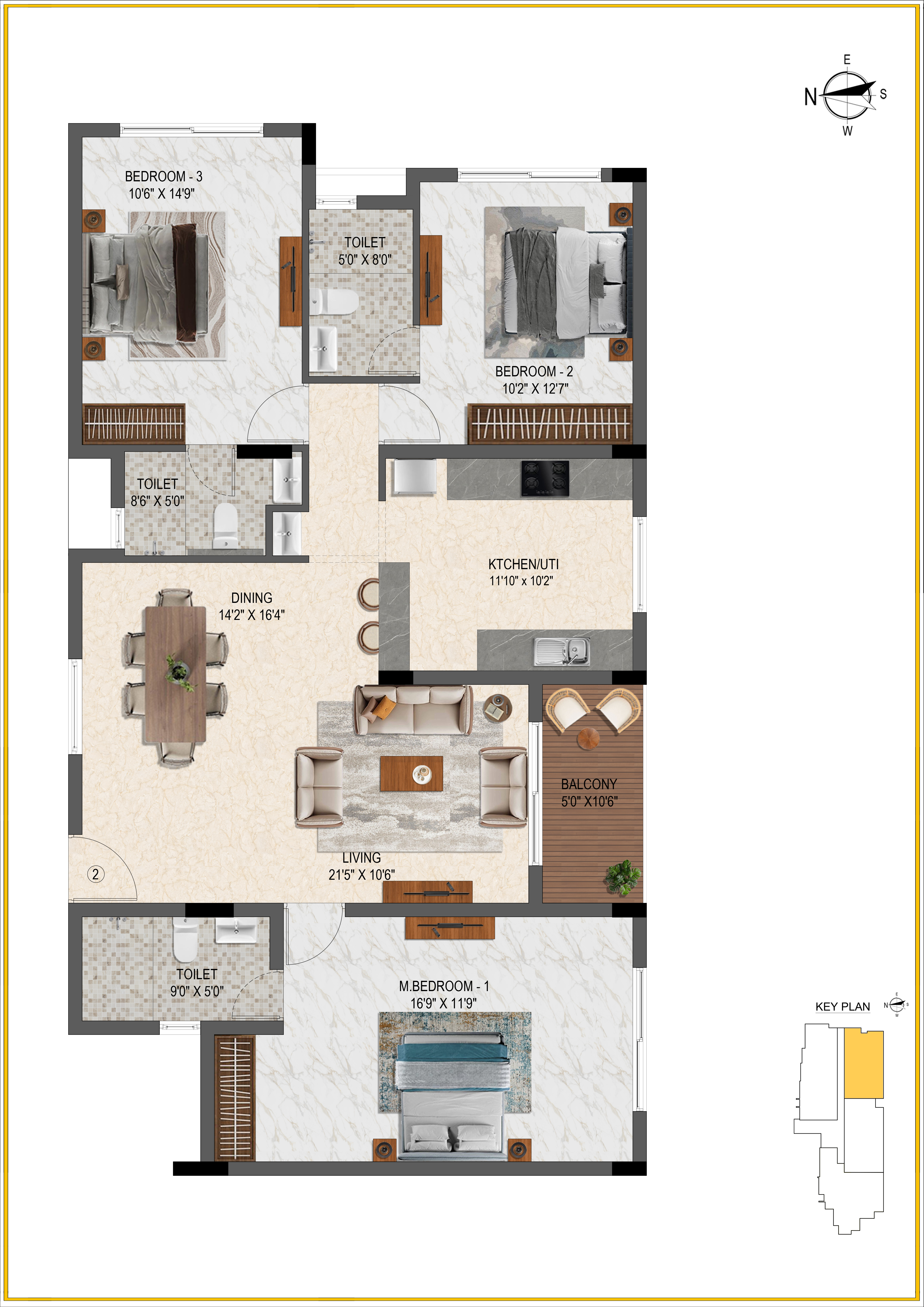 KG Rosetta floor plan 2