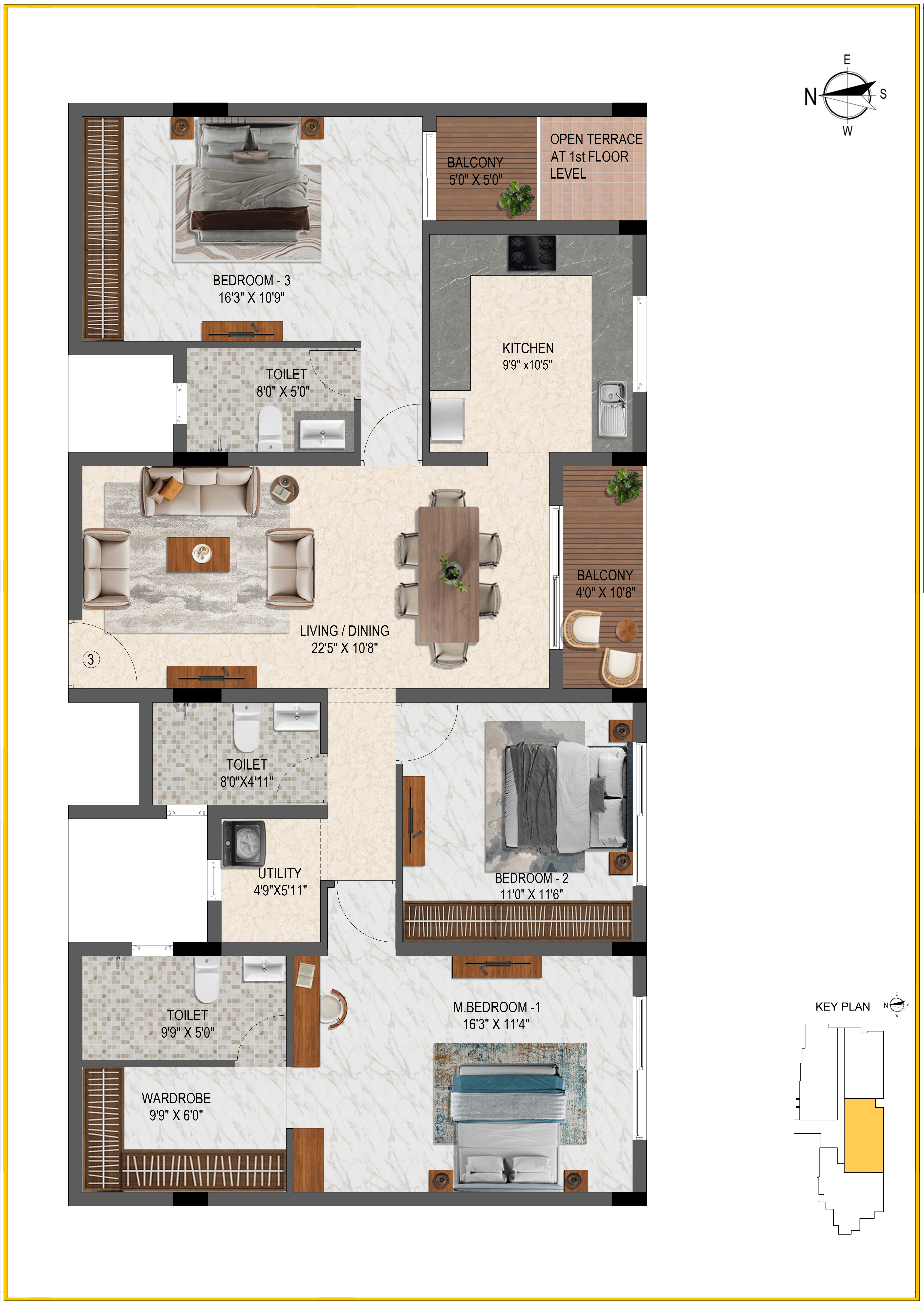 KG Rosetta floor plan 3