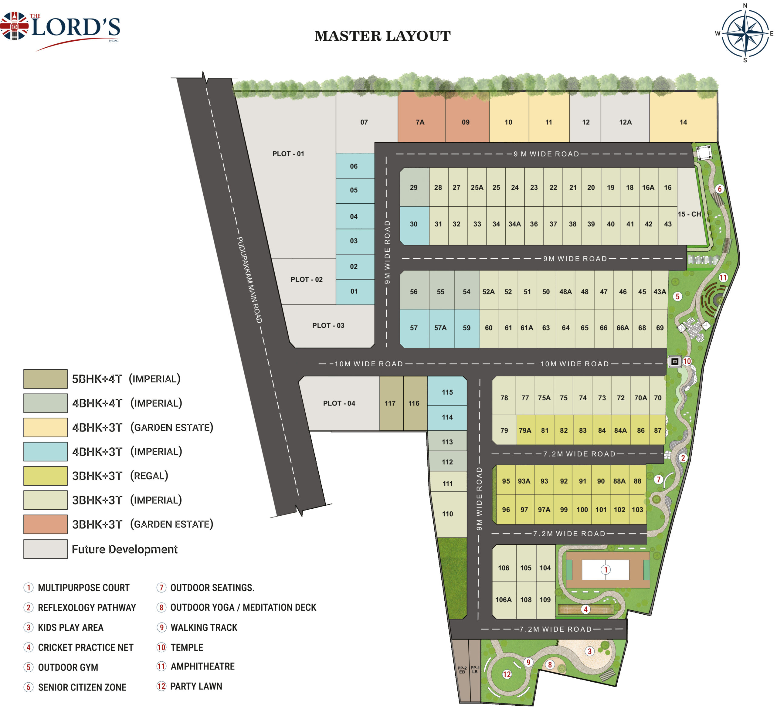 Lords by DAC floor plan 1