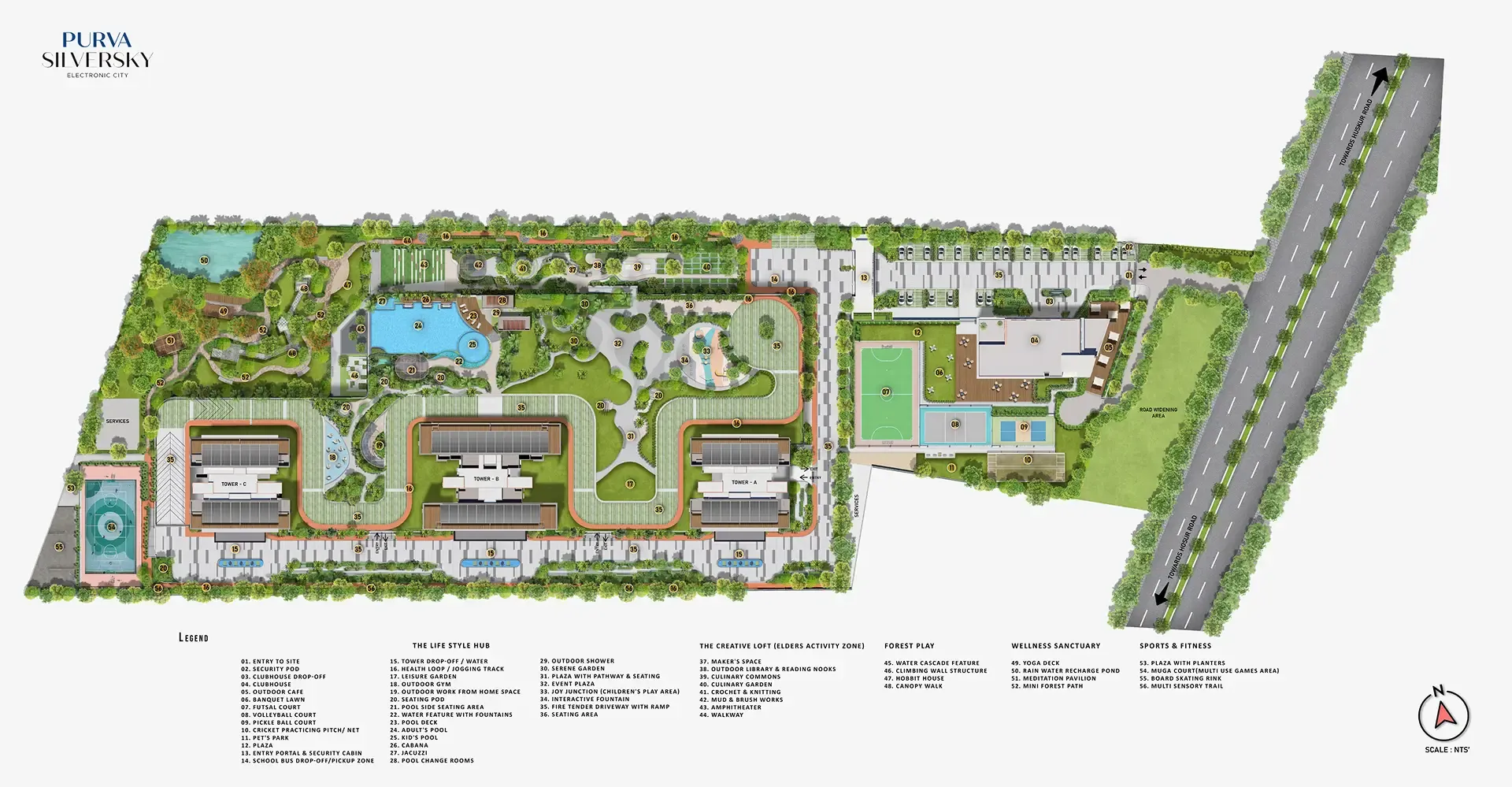 Purva Silversky floor plan 1