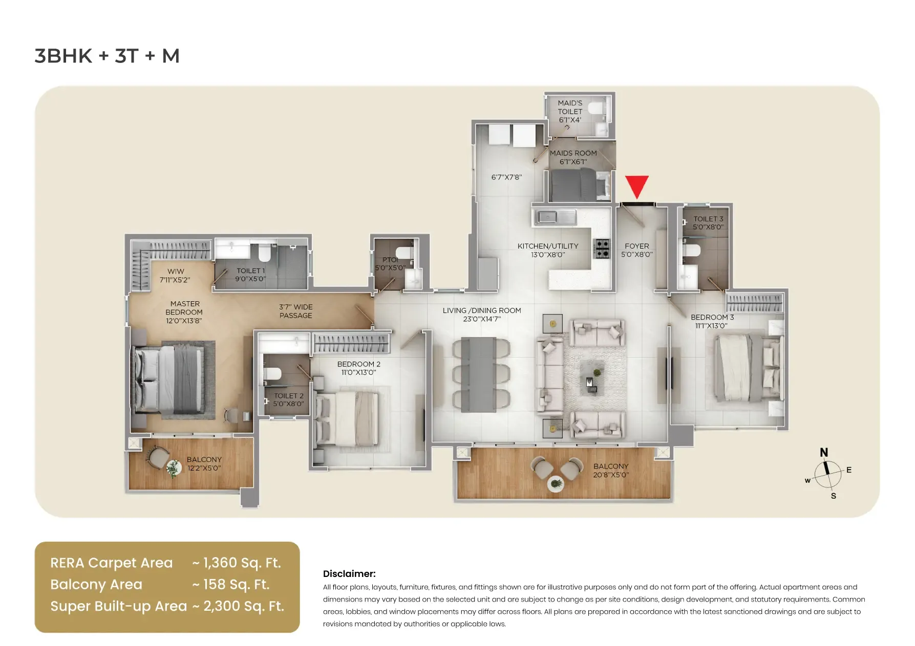 Purva Silversky floor plan 2