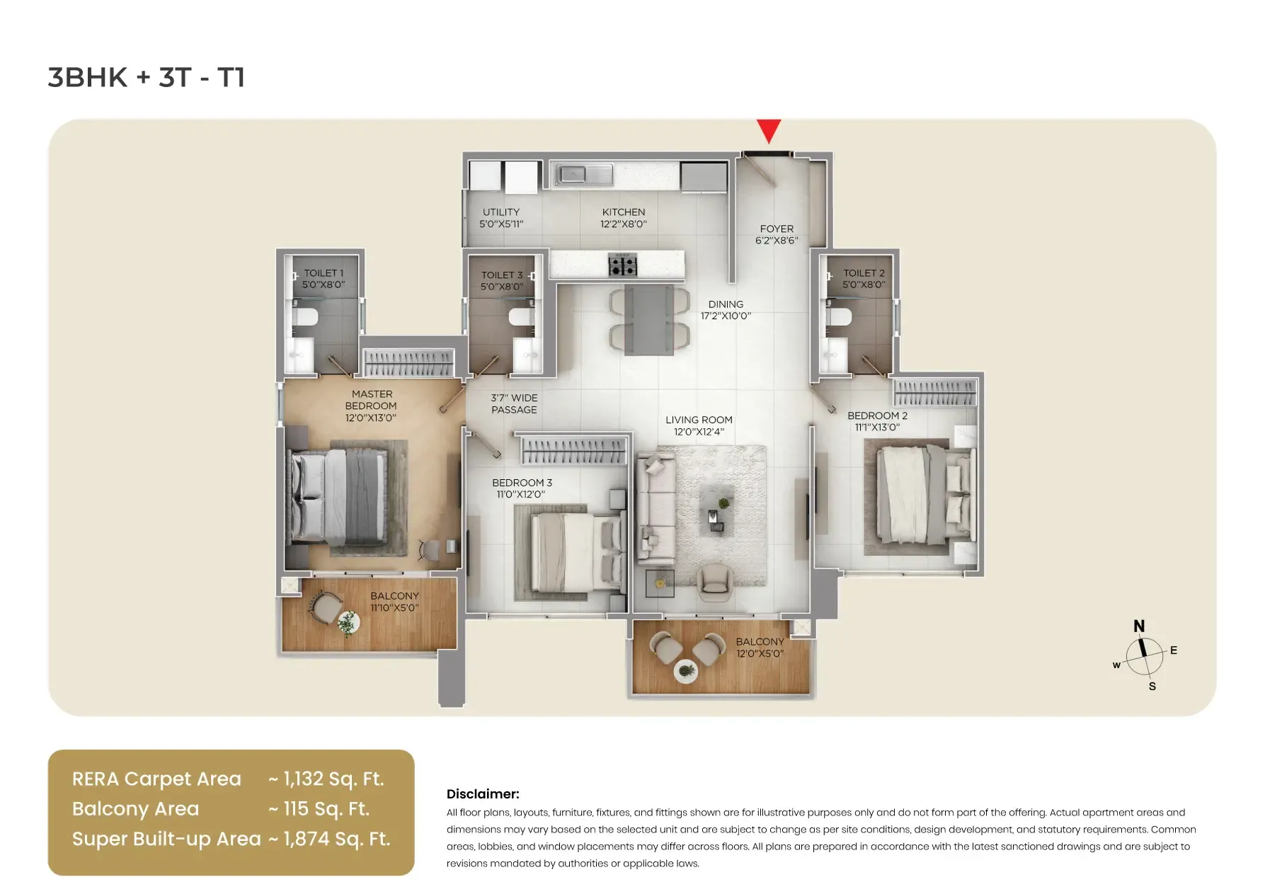 Purva Silversky floor plan 4