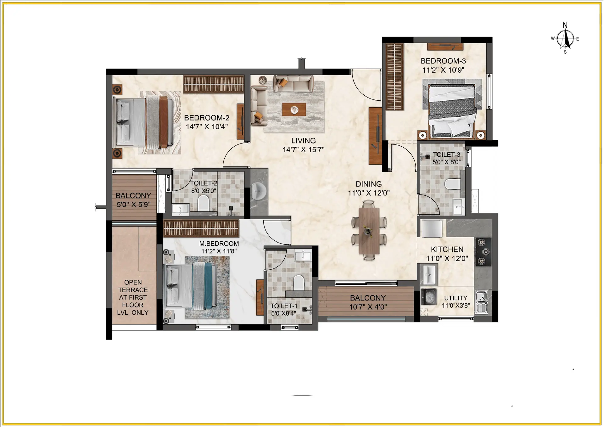 Traventure Altitude 9 floor plan 3