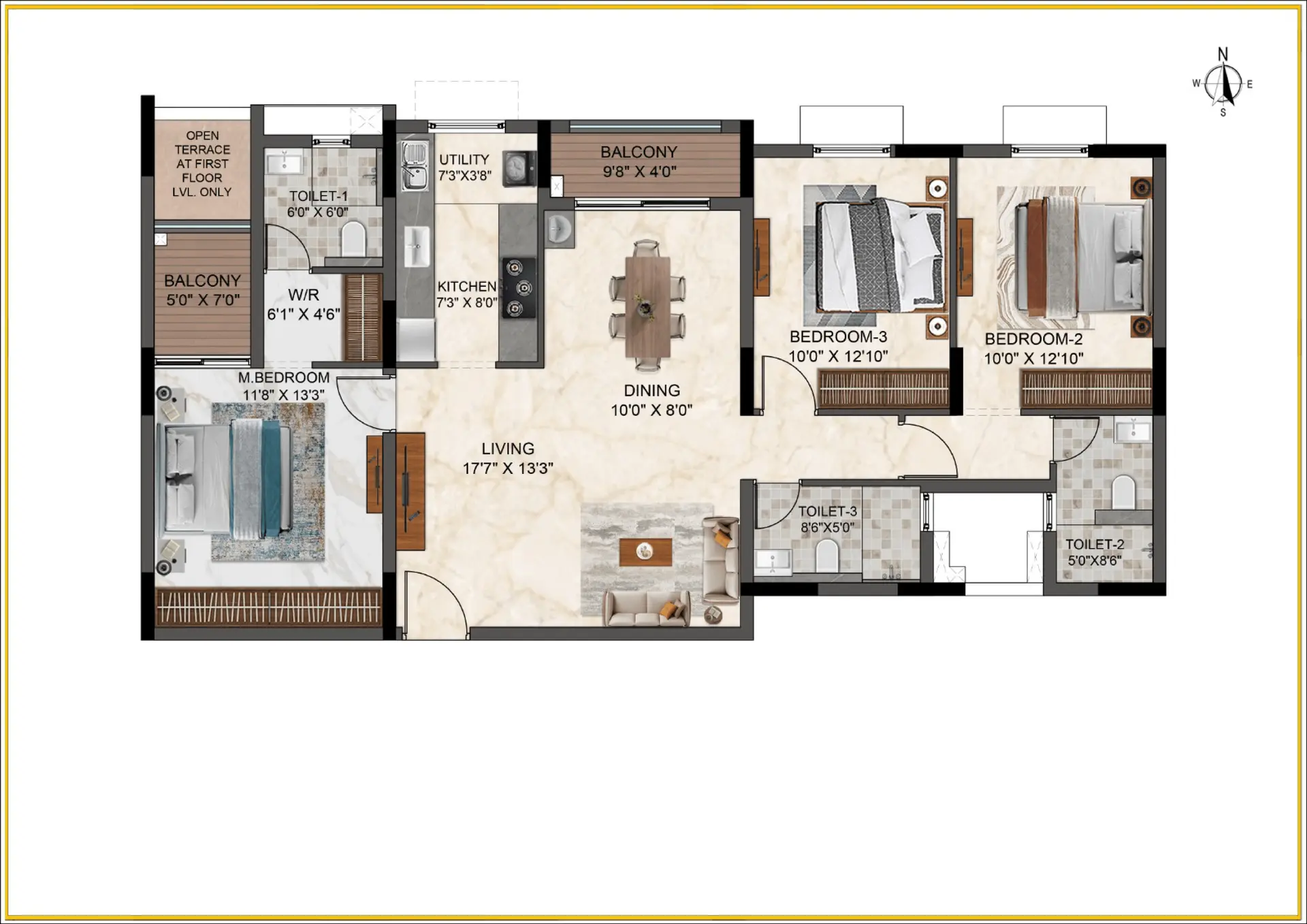 Traventure Altitude 9 floor plan 4