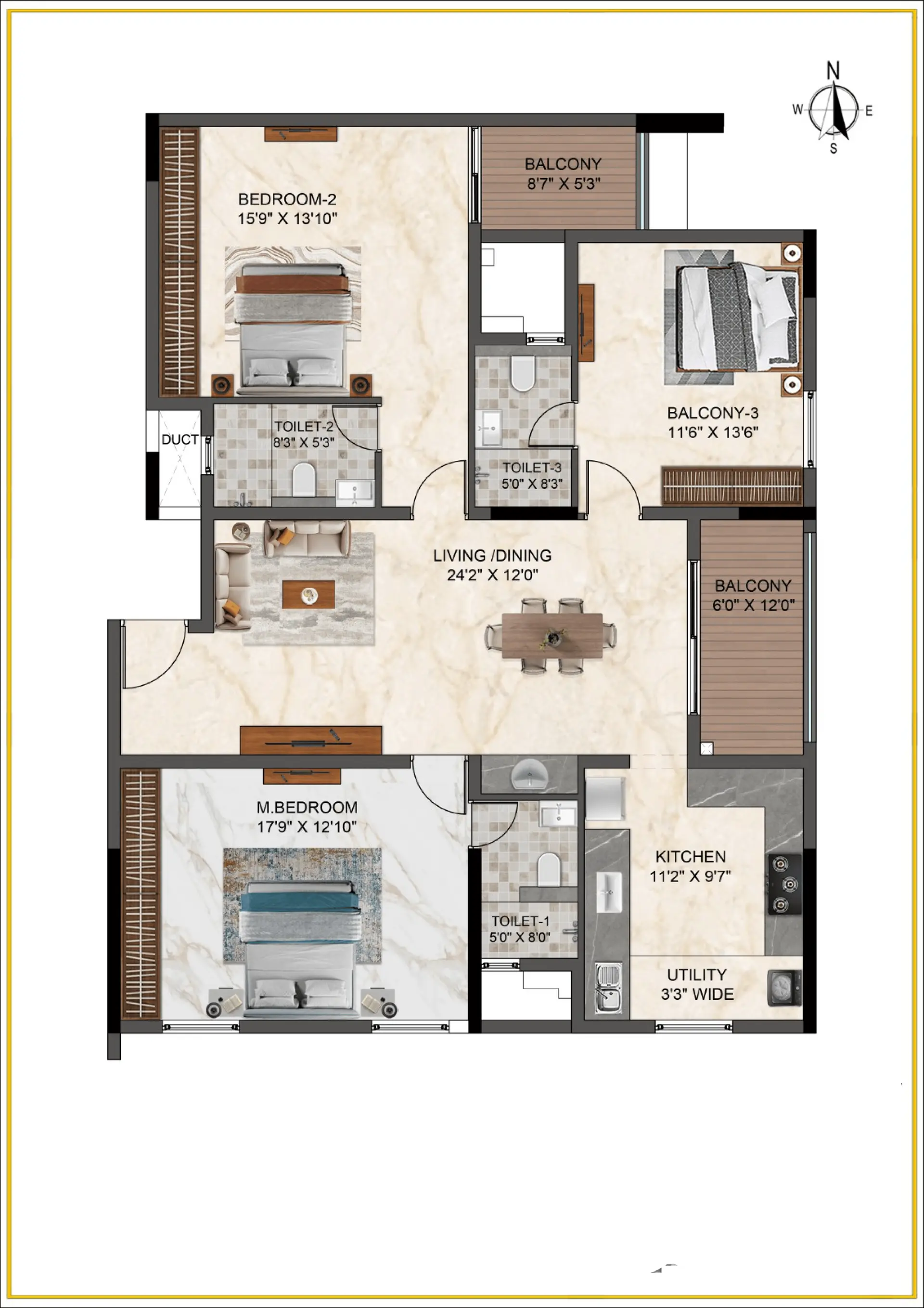 Traventure Altitude 9 floor plan 5