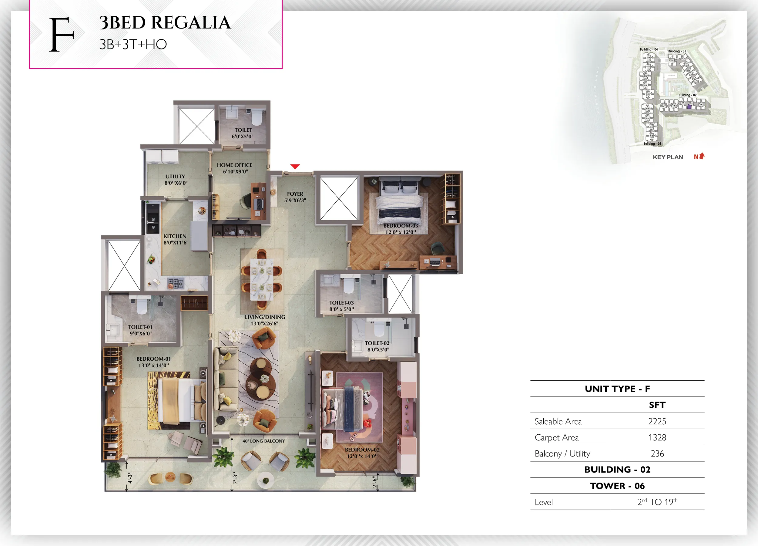 Prestige Raintree Park floor plan 2