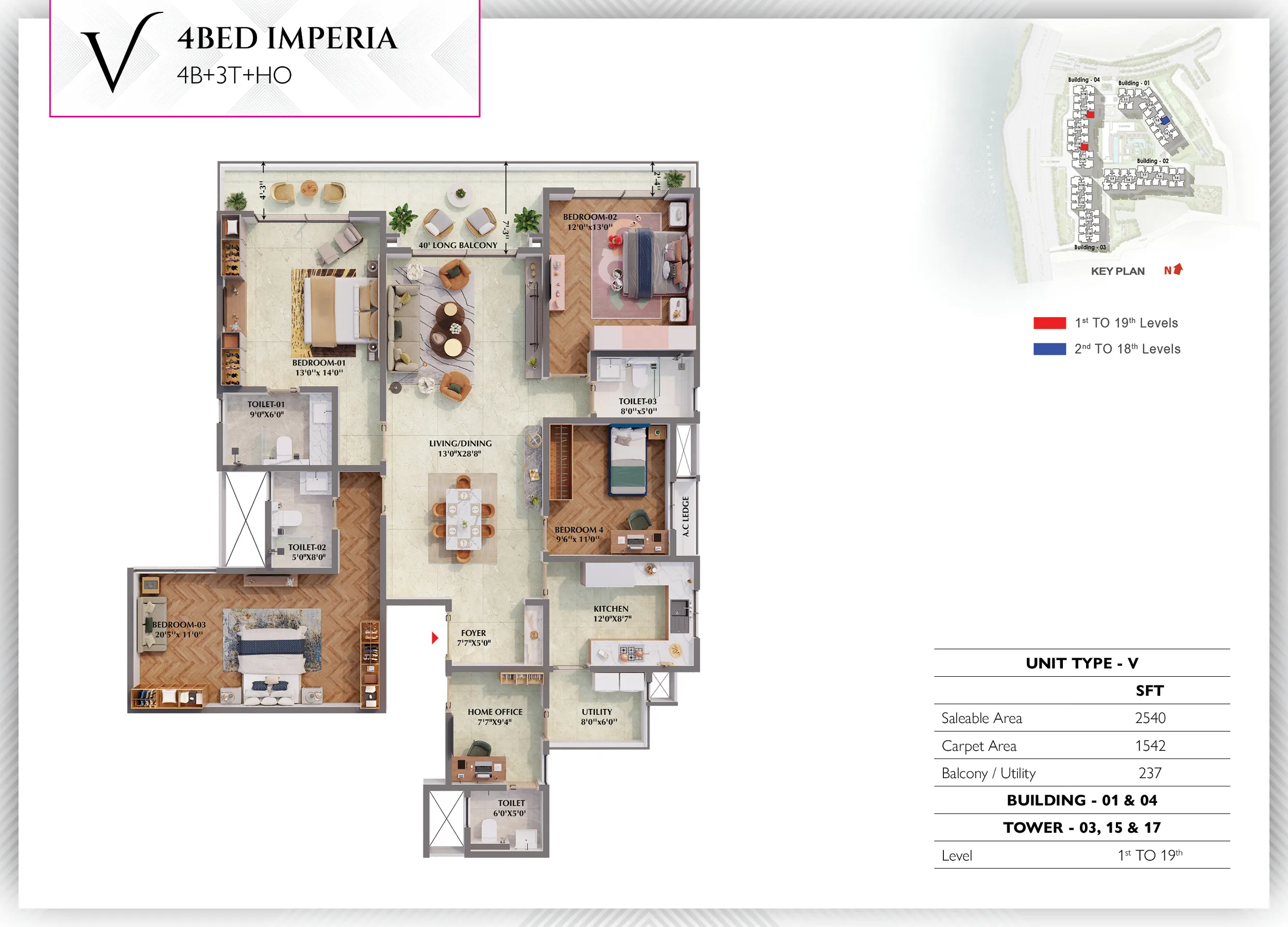 Prestige Raintree Park floor plan 3