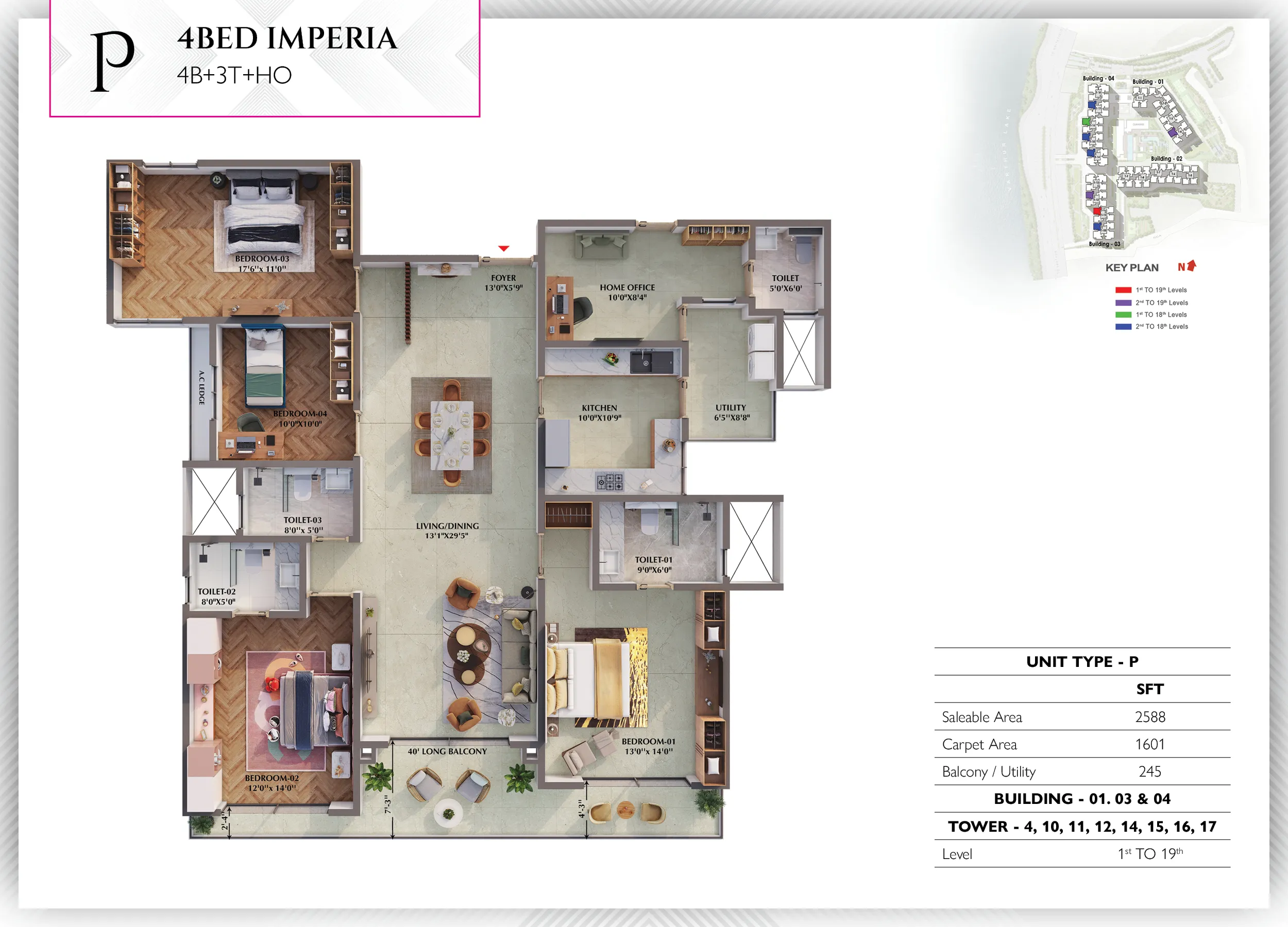 Prestige Raintree Park floor plan 4