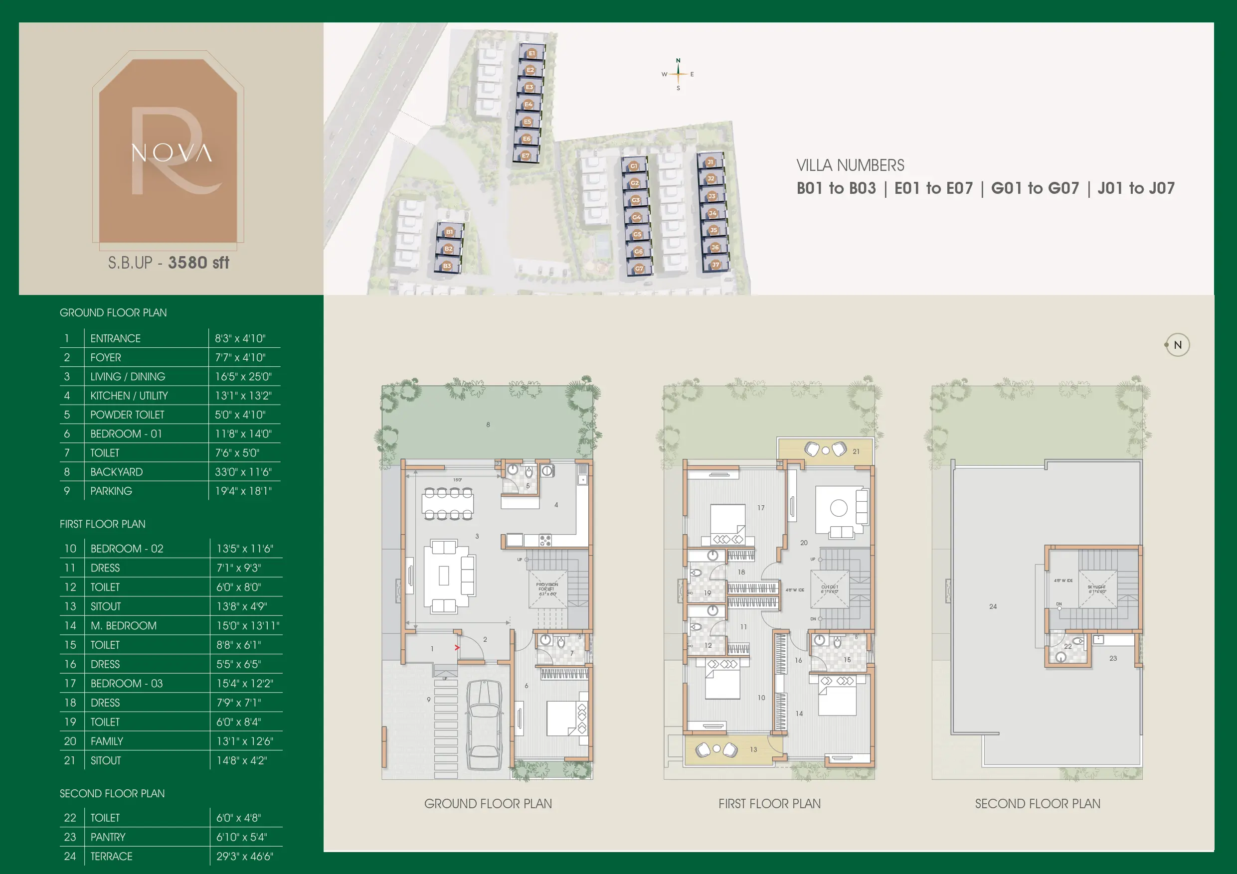 Riviera Sky by Goyal & Co floor plan 3
