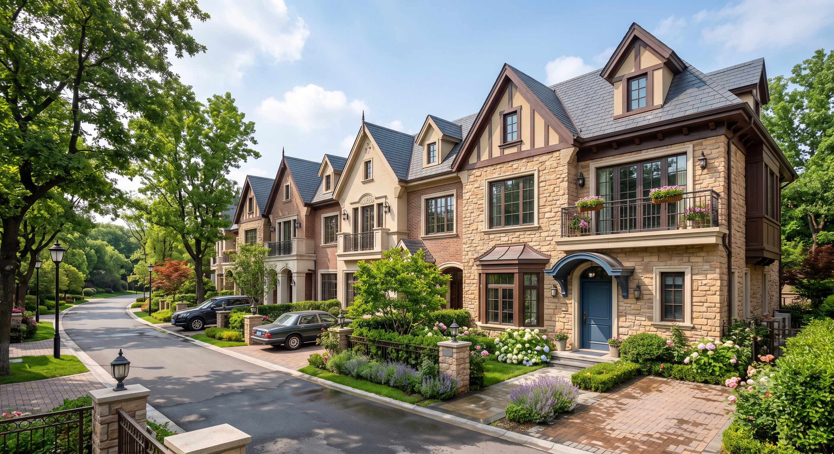 Row villas